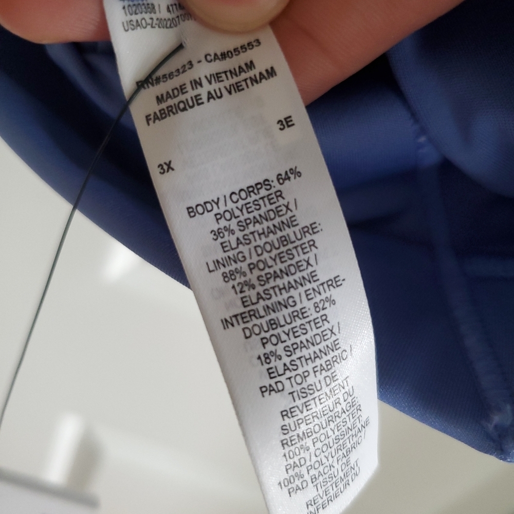 Nike Blue Athletic Indy Bra. NWT. - Picture 3 of 4